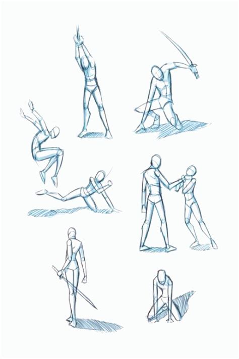 Animation Fight Concept Art Animation Fight Concept Art Drawing Poses