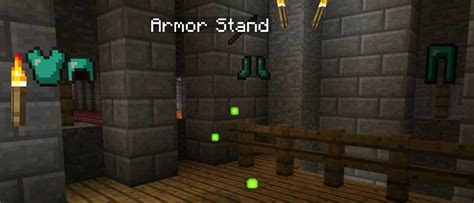 Мод Стенд для брони Armor Stand Mod для Minecraft Pocket Edition на