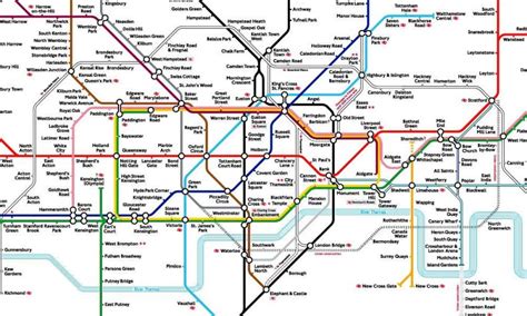 Mapa Del Metro De Londres Amar Londres