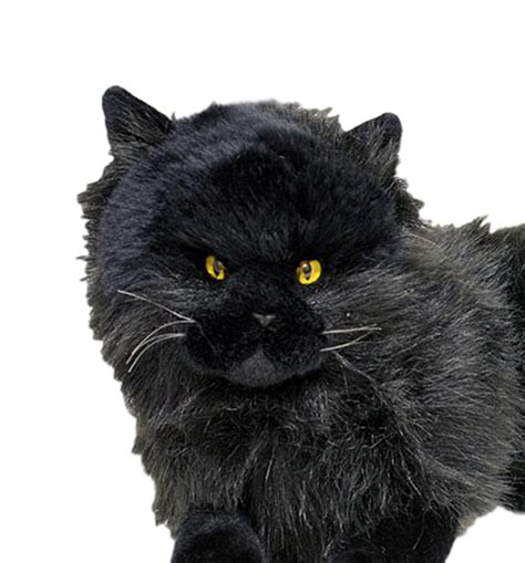 Black Cat Lying Soft Plush Stuffed Toy Onyx 1436cm By Bocchetta New