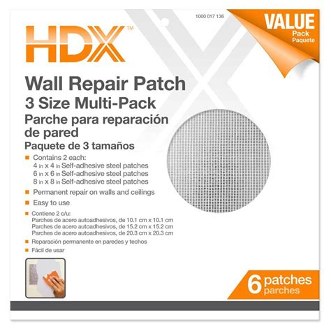 Our prefabricated ceiling kits shop our decorative ceiling kits below to find the perfect fit for your space. HDX 4, 6, 8 in. Multi Pro-Pack Drywall Repair Patches ...
