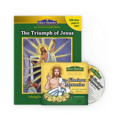 Glorious Mysteries Cd And The Triumph Of Jesus Coloring Book Cedar House