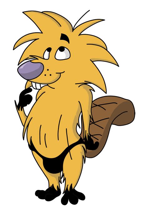 Rule 34 Angry Beavers Anthro Beaver Bulge Clothing Crotch Bulge Front View Male Male Only