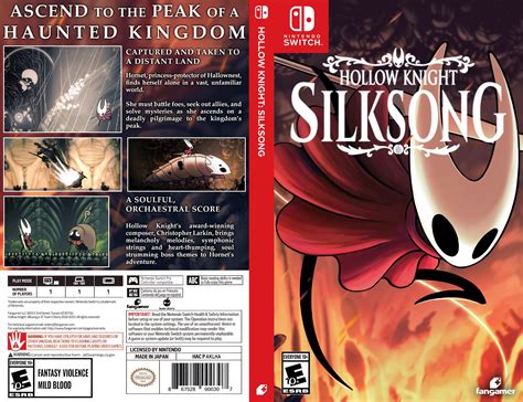 I Made A Box Cover For Hollow Knight Silksong Rnintendoswitch