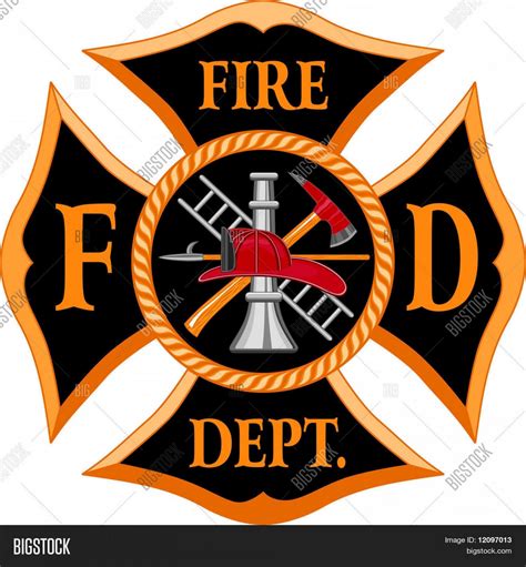 Fire Department Badge Vector At Collection Of Fire