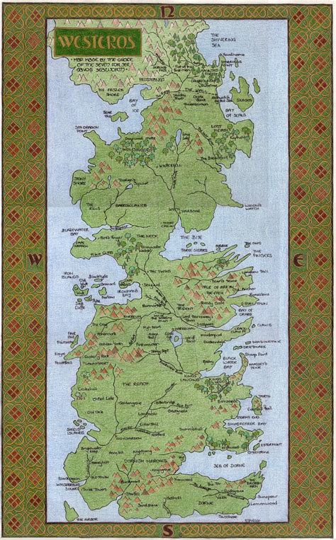 Map Of Westeros By Elegaer On Deviantart