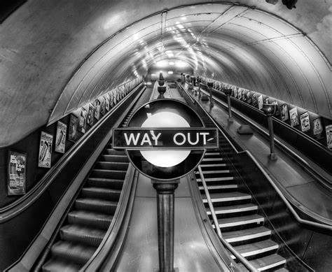 Its The Way Out By Sean Batten Photo London Underground London Tube