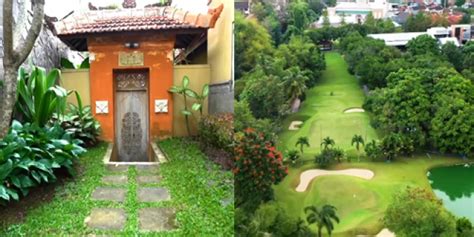 Punya Nuansa Tradisional Bali Rumah Ovi Dian Ini Miliki Lapangan Golf Dan Masjid Pribadi