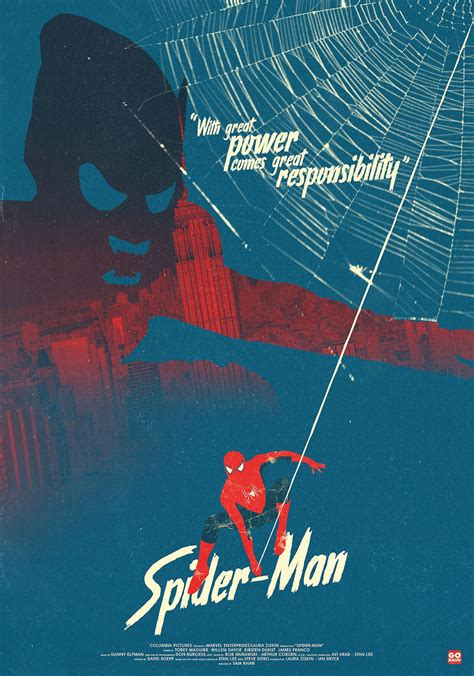 Spider Man Sam Raimi 2002 Alternative Poster By Gokaiju Spider Man