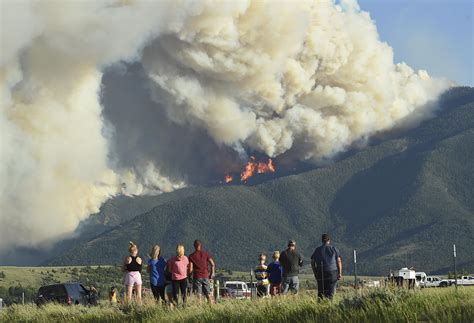 Fires Stoked By Heat Wind Force Evacuations In Montana