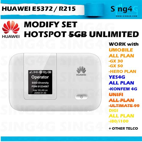 Hotspot feature on the mikrotik router is a system to provide authentication at the user that will use the network. (MODIFIED) Huawei E5372 R215 4G Router Modified Unlimited ...