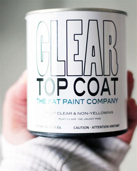How To Use Clear Top Coat Fat Paint