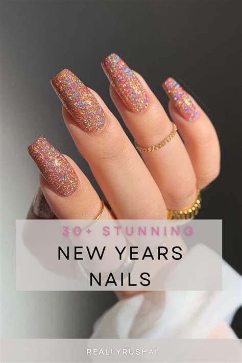 30 New Years Nails Designs To Ring In 2024 Reallyrushai