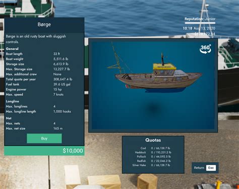 North atlantic, this is just a quick reference for specs and purchase locations. Fishing North Atlantic: All Ships Guide (Locations&Prices ...