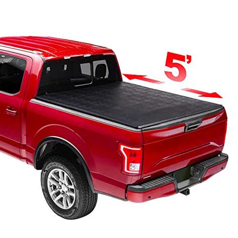 5 Soft Trifold Tonneau Cover Truck Bed Fit For 2019 2021 Ranger Truck