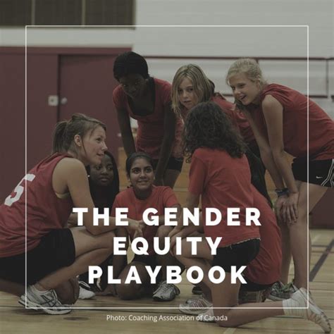 canadian sport organizations team up to create the gender equity playbook sport for life
