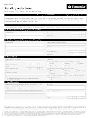 Santander consumer bank is ein finanzinstitut. santander internet banking - Edit Online, Fill, Print ...
