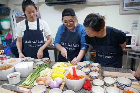 Baan Sattaya Thai Food And Dessert Famous Thai Food Cooking Class By