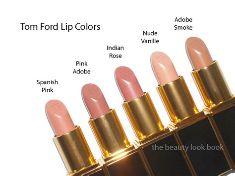 Tom Ford Lipstick Swatches Pinks Nudes The Beauty Look Book