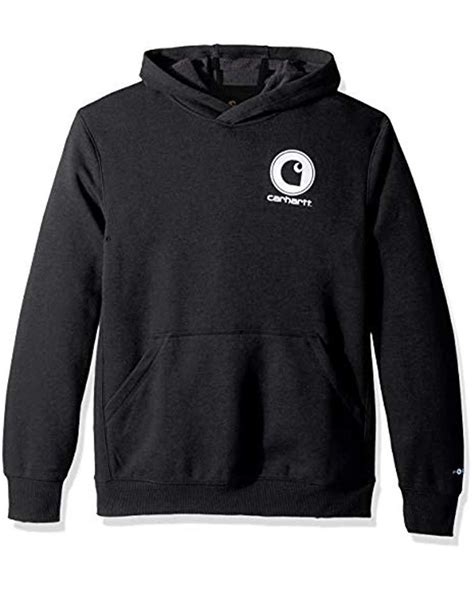 Lyst Carhartt Force Delmont Graphic Hooded Sweatshirt In Black For Men