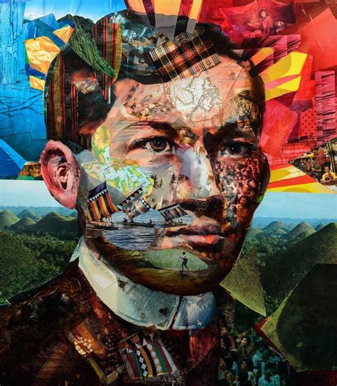 Great Rizal Collage Art By Jeff Huntington Filipino Art Philippine