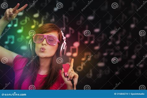 Dancing Crazy Woman Stock Images Image 31684274