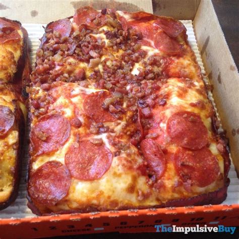 Review Little Caesars Bacon Wrapped Crust Deep Deep Dish Pizza The