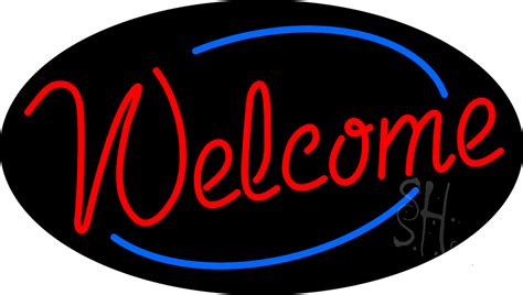 Welcome Animated Neon Sign Welcome Bar Neon Signs Everything Neon