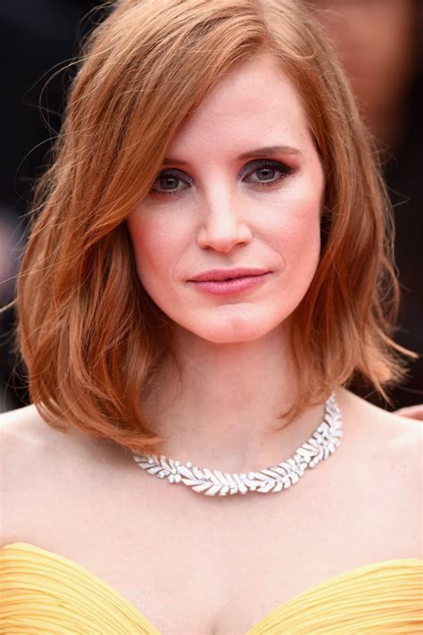 Jessica Chastain Cannes Film Festival Celebrity Hair And Makeup 2016