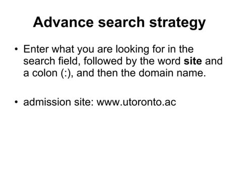 Effective Internet Searching