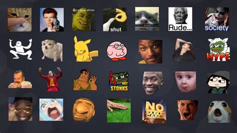 Meme Emotes Super Mega Pack For Twitch And Discord Twitch Emotes