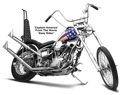 Surviving Captain America Panhead From The Movie Easy Rider Motorrad