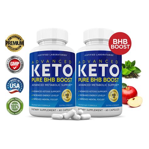 Advanced Keto Pure Bhb Boost Pills Enhanced Real Ketogenic Supplement Exogenous Ketones For Men