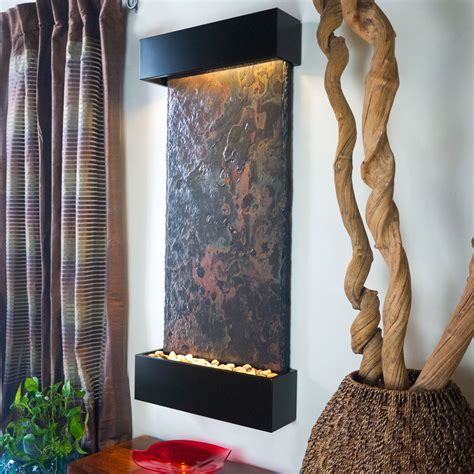 Maybe you would like to learn more about one of these? Large Nojoqui Falls Lightweight Indoor Wall Fountain Black ...