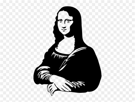 Download Mona Lisa Clipart Outline Mona Lisa Vector Art Png