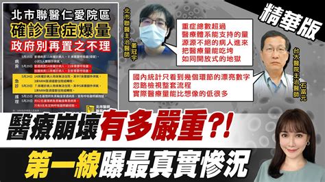 【張若妤報新聞】台大醫天國與地獄的分界 比大家想像中近 新冠襲台釀99死 死亡率約12 精華版 Ctinews Youtube