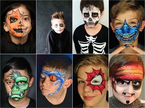 40 Halloween Makeup For Kids And Face Paint Ideas For Boys And Girls