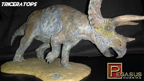 Pegasus Hobbies Triceratops Model Kit Review Youtube