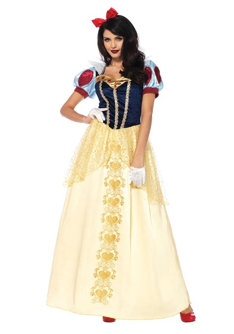 Womens Deluxe Snow White Costume