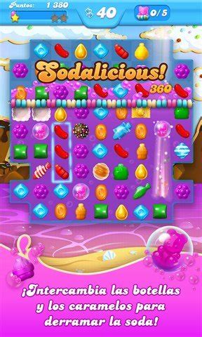 Si buscas un desafío con el que no aburrirte nunca, los más de 600 niveles de este juego te serán más que suficientes, además de que llegan nuevos niveles cada cierto tiempo. Candy Crush Soda Saga se actualiza añadiendo nuevos ...