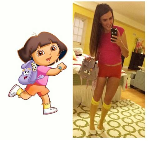Dora The Explorer Funny Sexy Halloween Costume Women Adult Costumes For