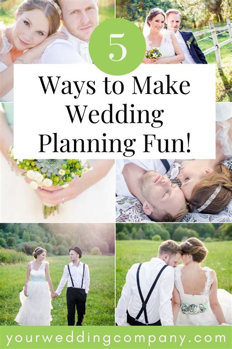 5 Ways To Make Wedding Planning Fun Planning Advice And Tips
