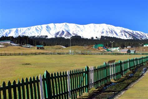 Mountain Village Landscape Stock Photo Image Of Gulmarg Heaven