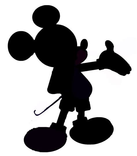 Walt Disney And Mickey Silhouette At Getdrawings Free Download