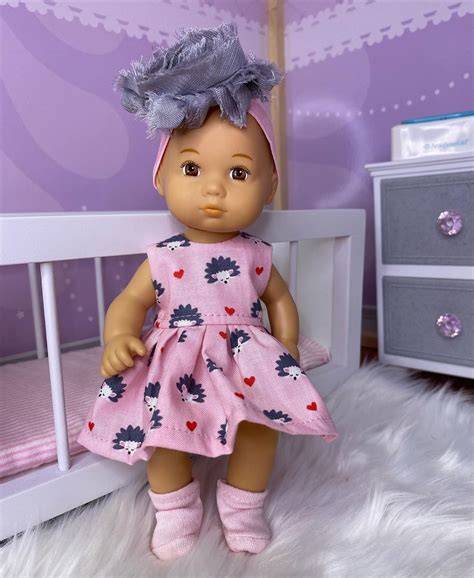 Stitches 2 Paint On Instagram “just Listed This Pink Doll Dress With Matching Headband And Doll