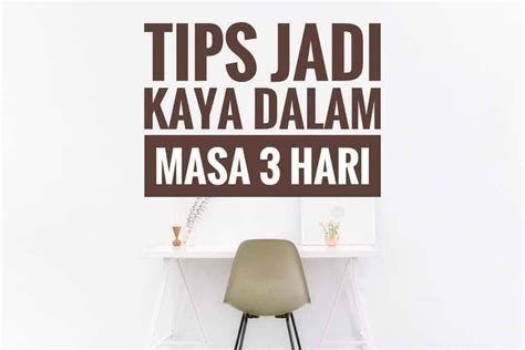 Baca dzikir atau wirid kekayaan ini sebanyak 1000 kali dalam sehari. Tips Rahsia Jadi Kaya Dalam 3 Hari - Info Viral Terkini