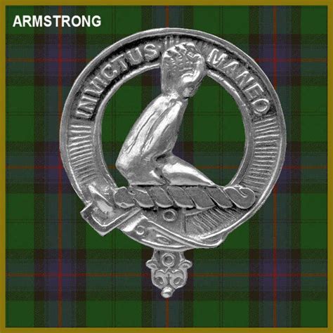Armstrong Clan Crest Scottish Cap Badge Cb02 Etsy