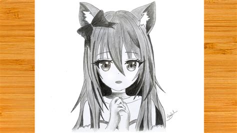 Top How To Draw Anime Wolf Girl Lifewithvernonhoward Com