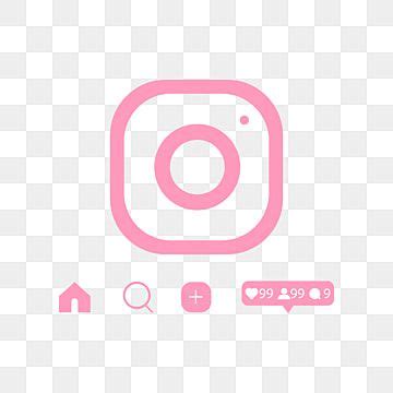 Flat Design Instagram Icon Png Pink Instagram Icons Pinkicons