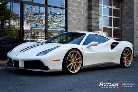 ferrari 488 gtb with 22in vossen m x2 wheels exclusively from butler tires and wheels in atlanta